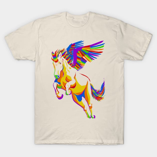 Rainbow Unicorn | LGBTQ Pride Design T-Shirt by GeorgiaGoddard